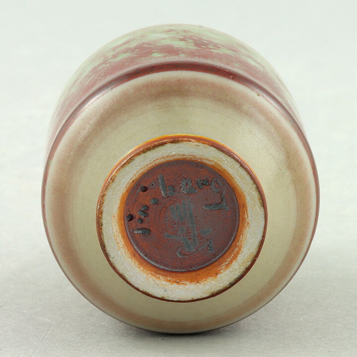 ベルント・フリーベリ  一点もの  青緑/赤茶色のベース  5.5cm  1960年代