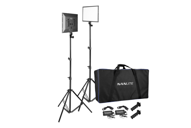 NANLITE LumiPad 25 LED 2 Light kit with stand and bag - 2