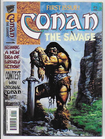 Conan The Savage # 1 VF 1st Issue