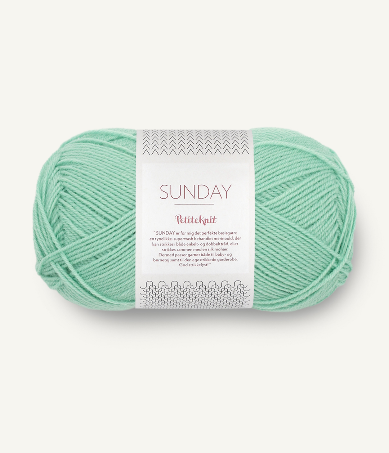 Sunday Petit Knit, 7723 Mint - UTGÅR