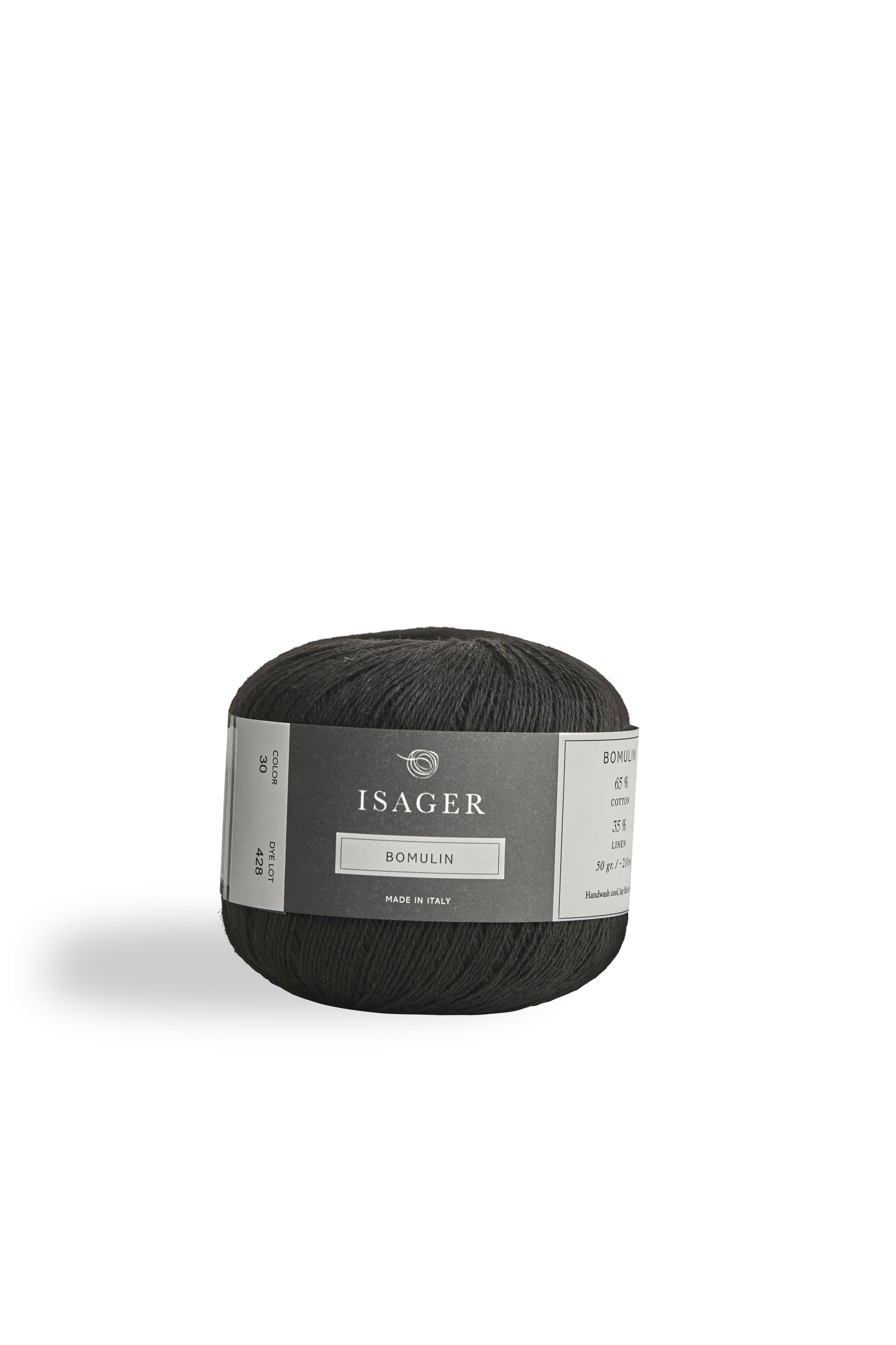 Bomulin | Isager, 30 Black