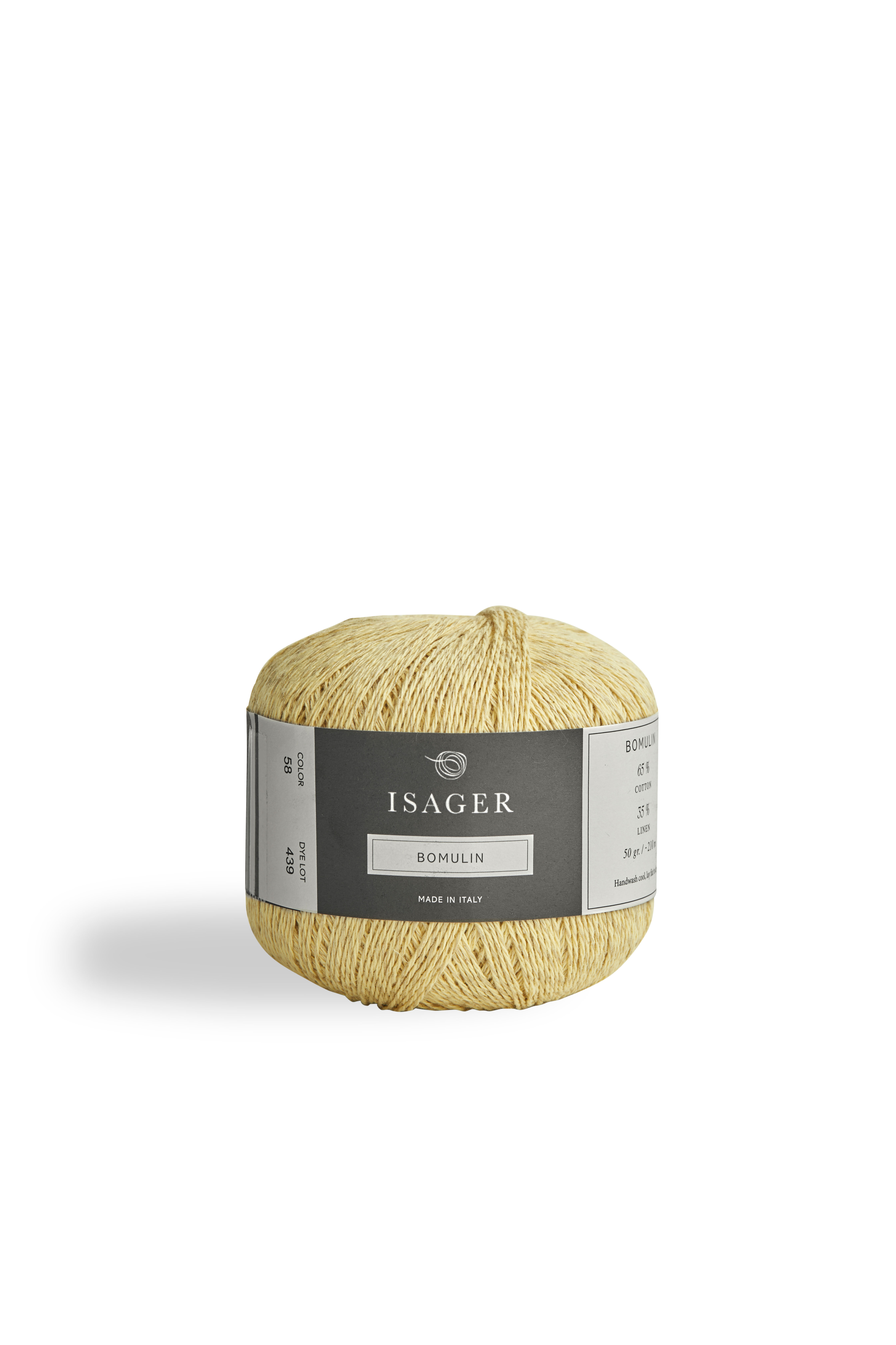 Bomulin | Isager, 58 light Yellow