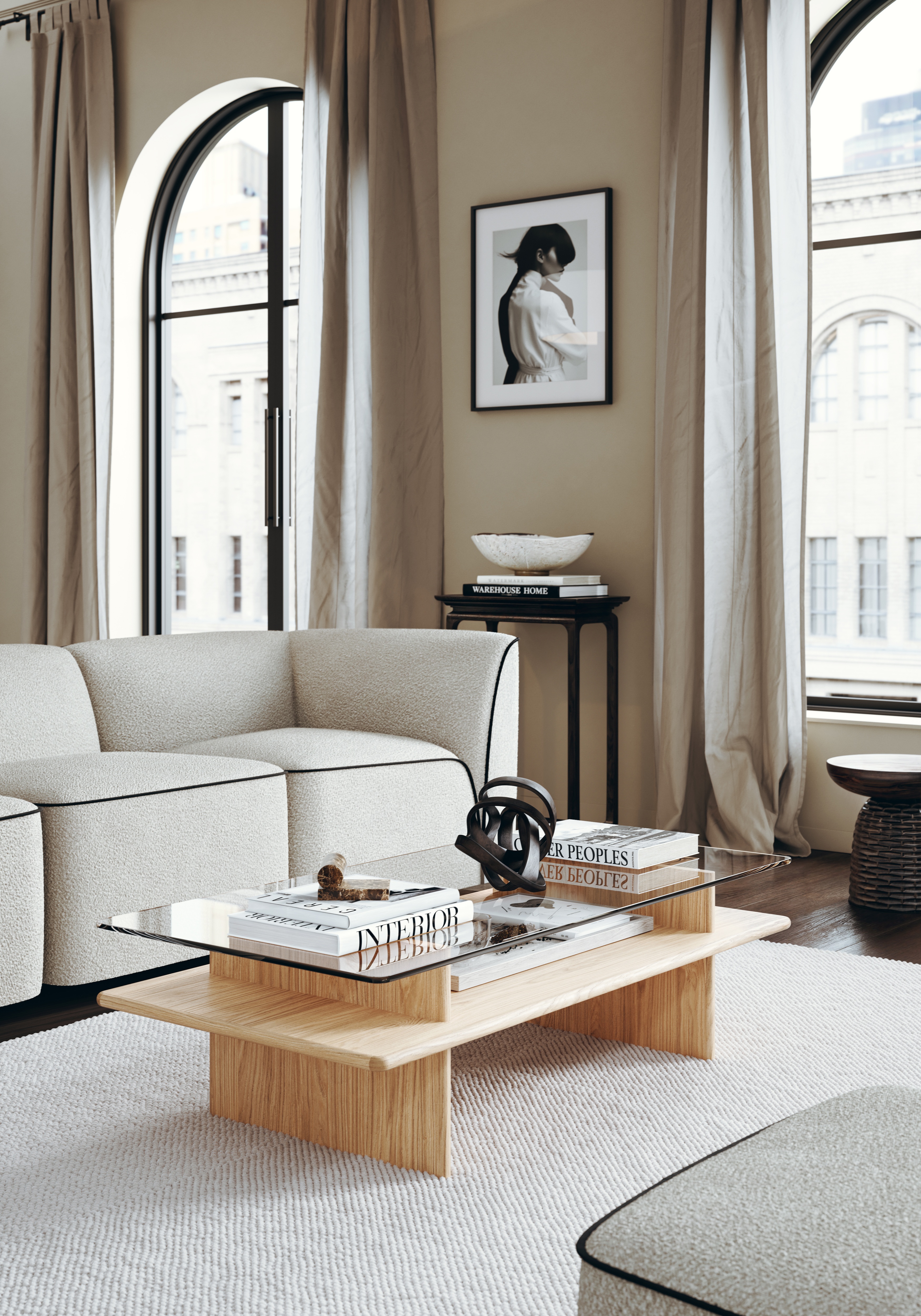 Parallel Coffee table120 x 60 cm ek Woud - 3