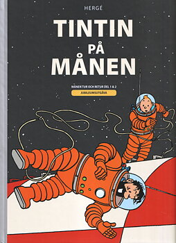 Tintin månen tur och retur del 1 & 2, jubileumsutgåva!