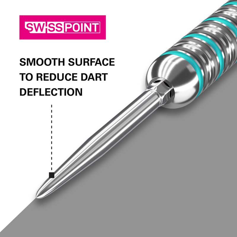 Target Swiss Silver Dartspetsar 40mm - 3