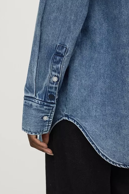 Soft Rebels - Keira Shirt Dark Blue Denim - 3