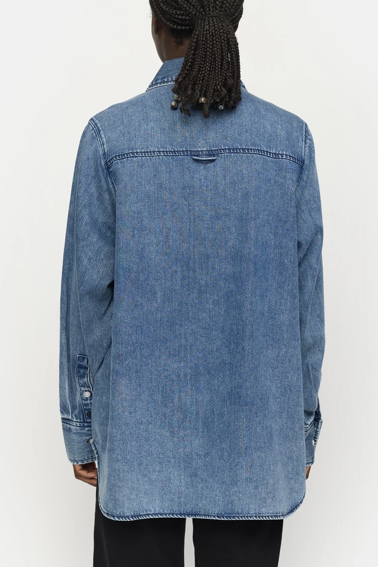 Soft Rebels - Keira Shirt Dark Blue Denim - 2