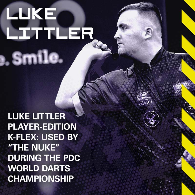 Target K-Flex Luke "The Nuke" Littler Standard/NO2 Svarta 19mm Korta   - 4