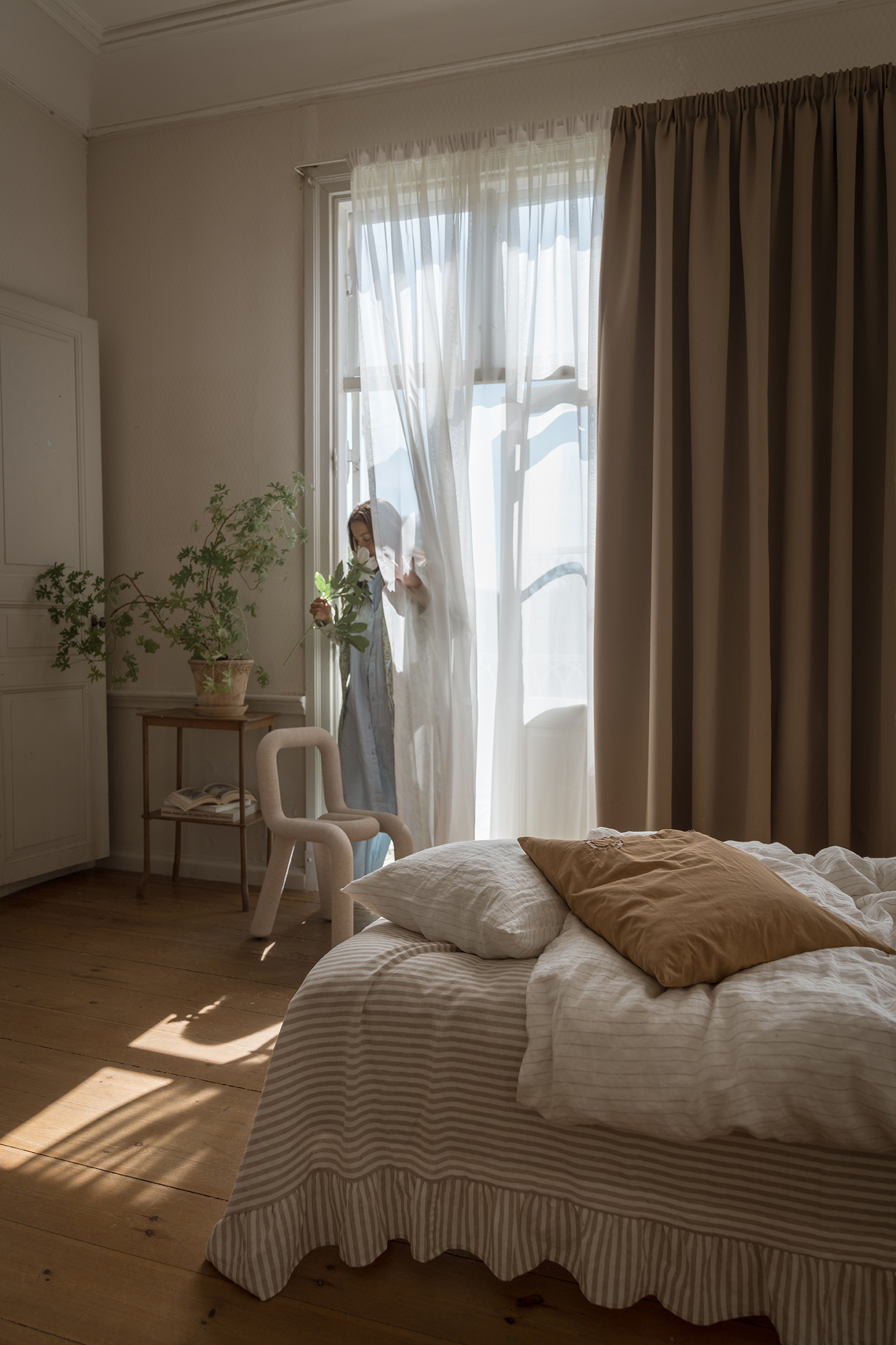 Mörkläggande Hotellgardin Valnöt - 4