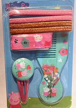 Hasbro Greta Gris Hårset med Kam, Turkos