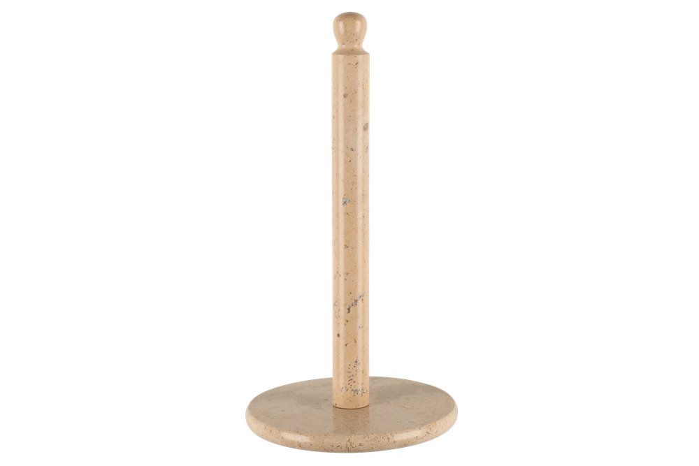 Hushållspappersställ, marmor, beige 33 cm