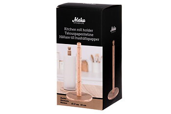 Hushållspappersställ, marmor, beige 33 cm