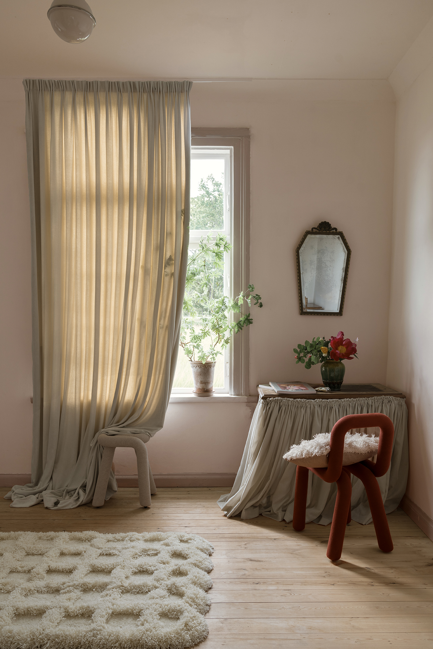 Gardin Velour Offwhite Höjd 250 cm