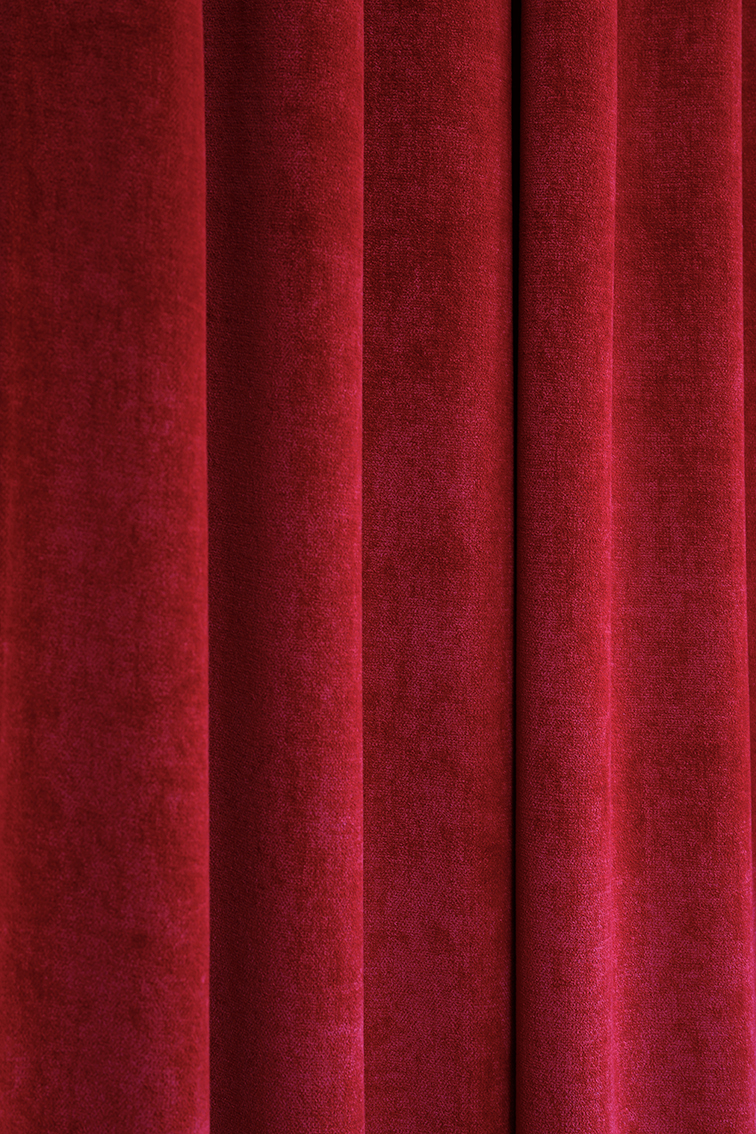 Gardin Velour Röd Höjd 290 cm - 5