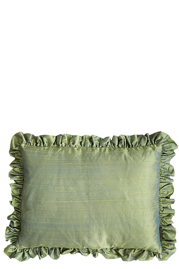 Kudde Ruffle Grön