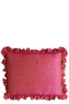 Kudde Ruffle Cerise