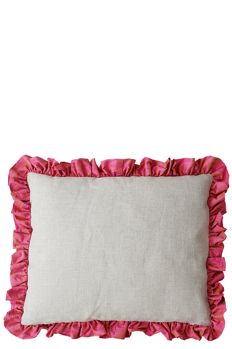 Kudde Ruffle Cerise - 2
