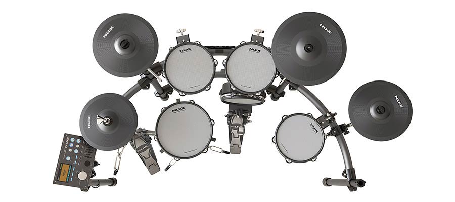 NUX  DM-8 all mesh head (REMO) digital drum kit - 3