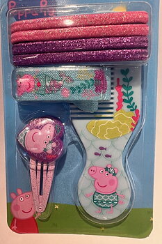 Hasbro Greta Gris Hårset med Kam, Ljusblå