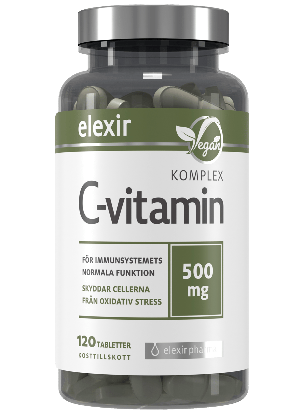 Elexir Kosttillskott C-vitamin 120 tabletter