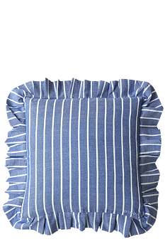 Volangkudde Shirt Blå/Vit