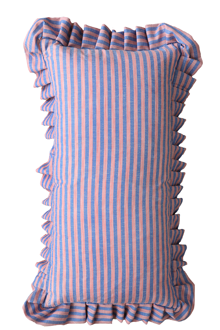 Volangkudde Shirt Stor Blå/Sorbet