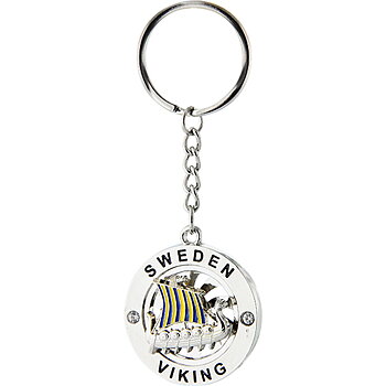 Nyckelring Vikingaskepp