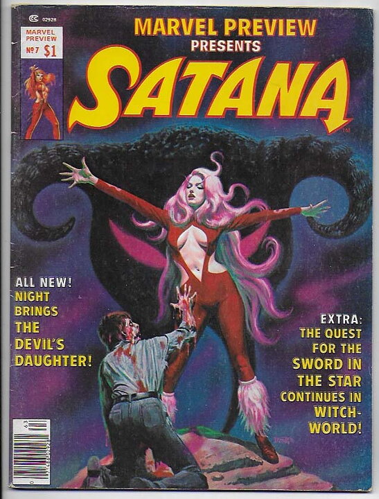 Marvel Preview # 7 VF- Satana/1st Rocket Raccoon