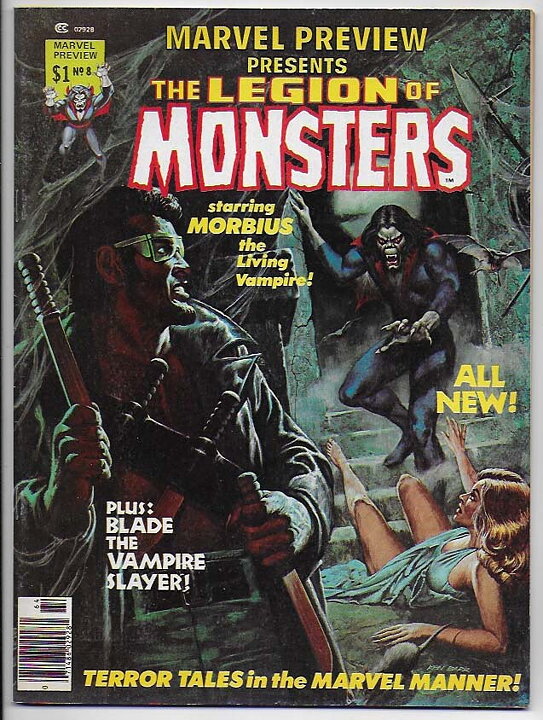 Marvel Preview # 8 VF+ Legion of Monsters/Blade/Morbius