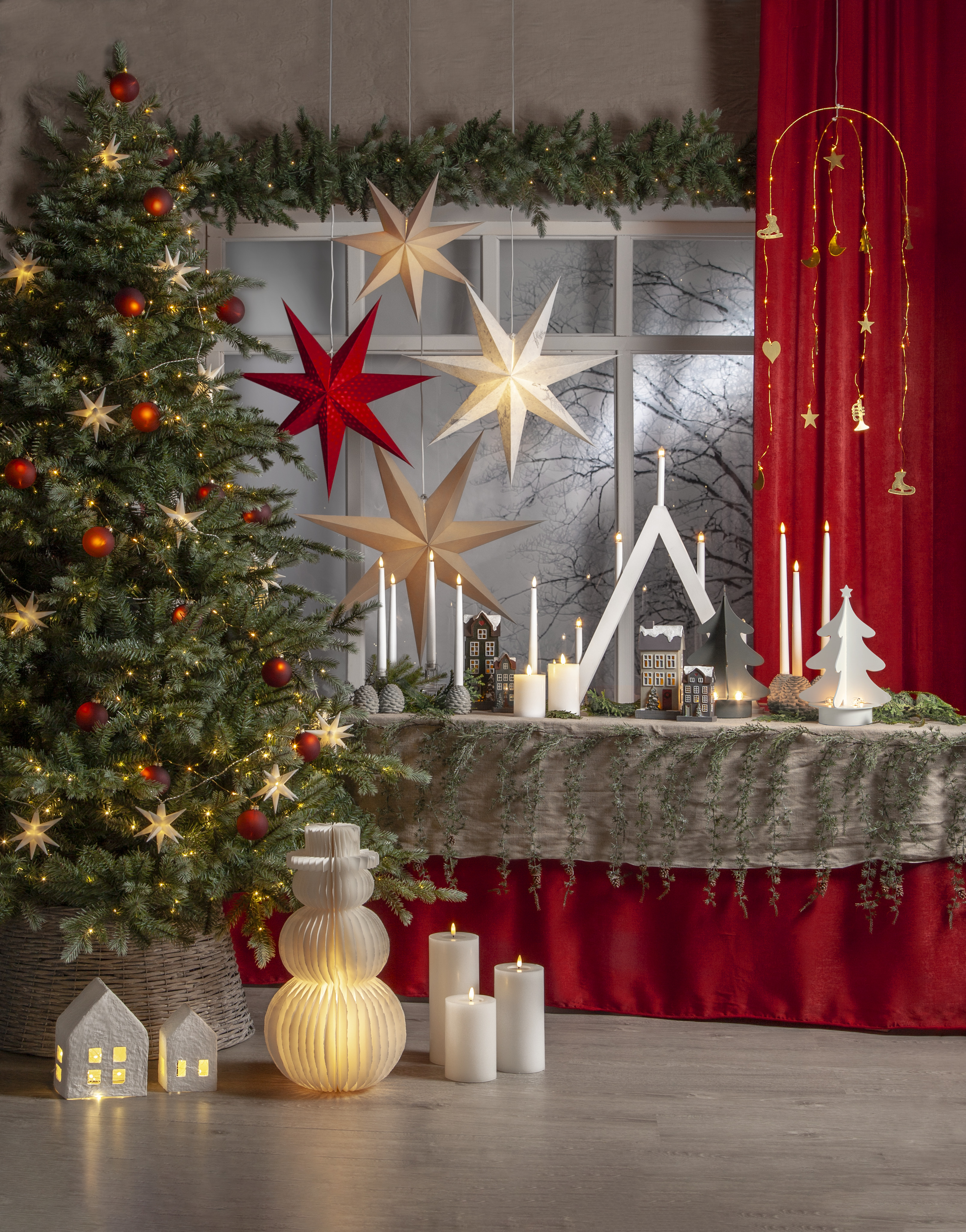 Mobil - Ornament - Belysning - 32x90x27 cm - 7