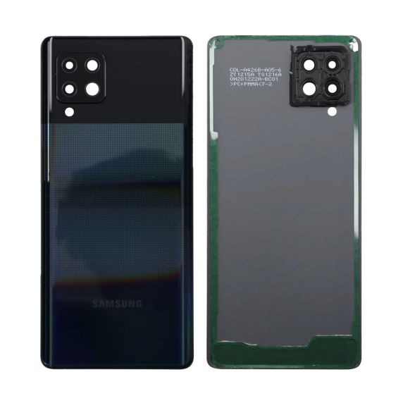 Samsung Galaxy A42 Baksida med tejp - Svart