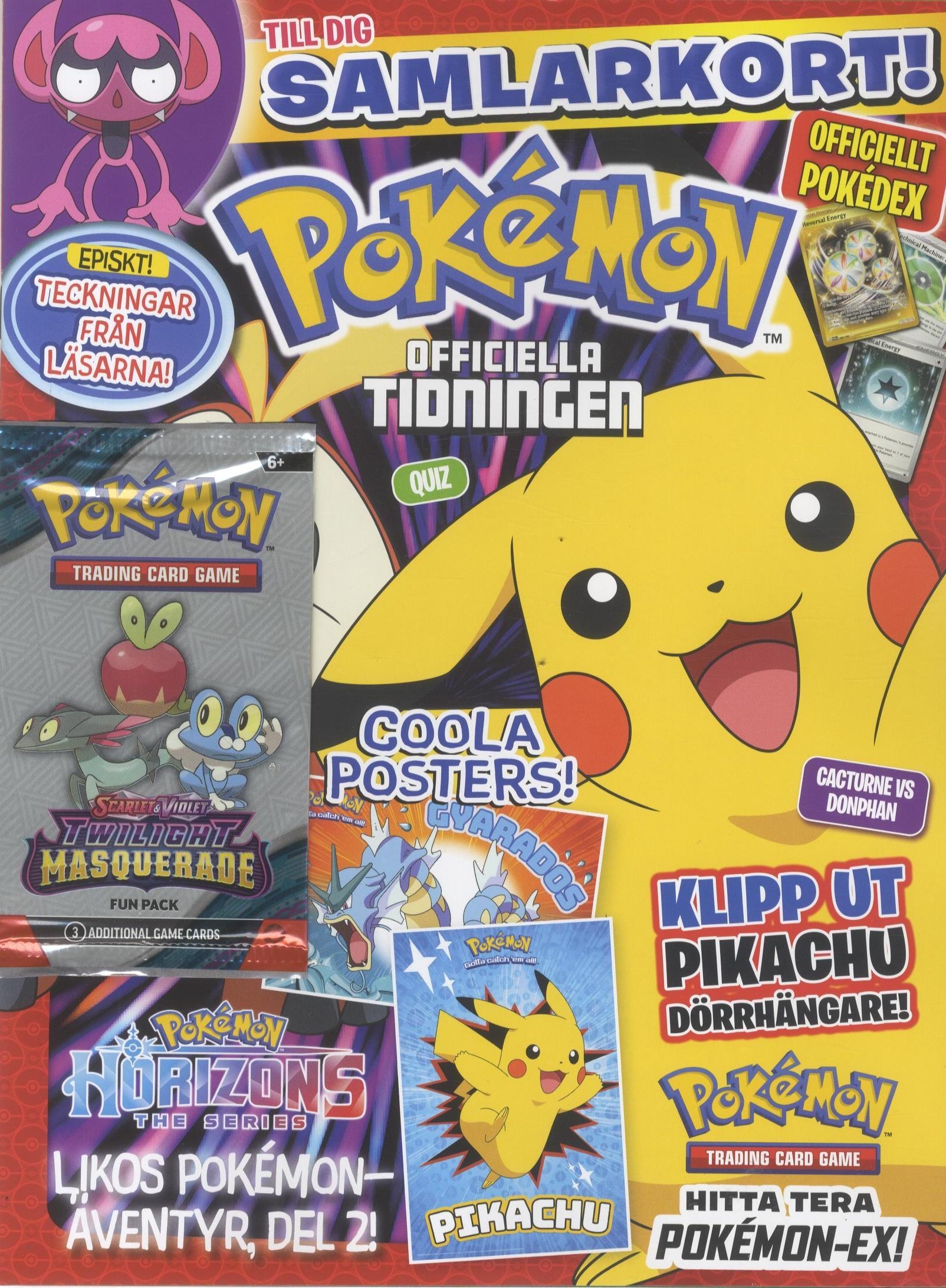 Pokemon magasin nr 5 2024, Extra: Scarlet & Violet, Twilight masquerade