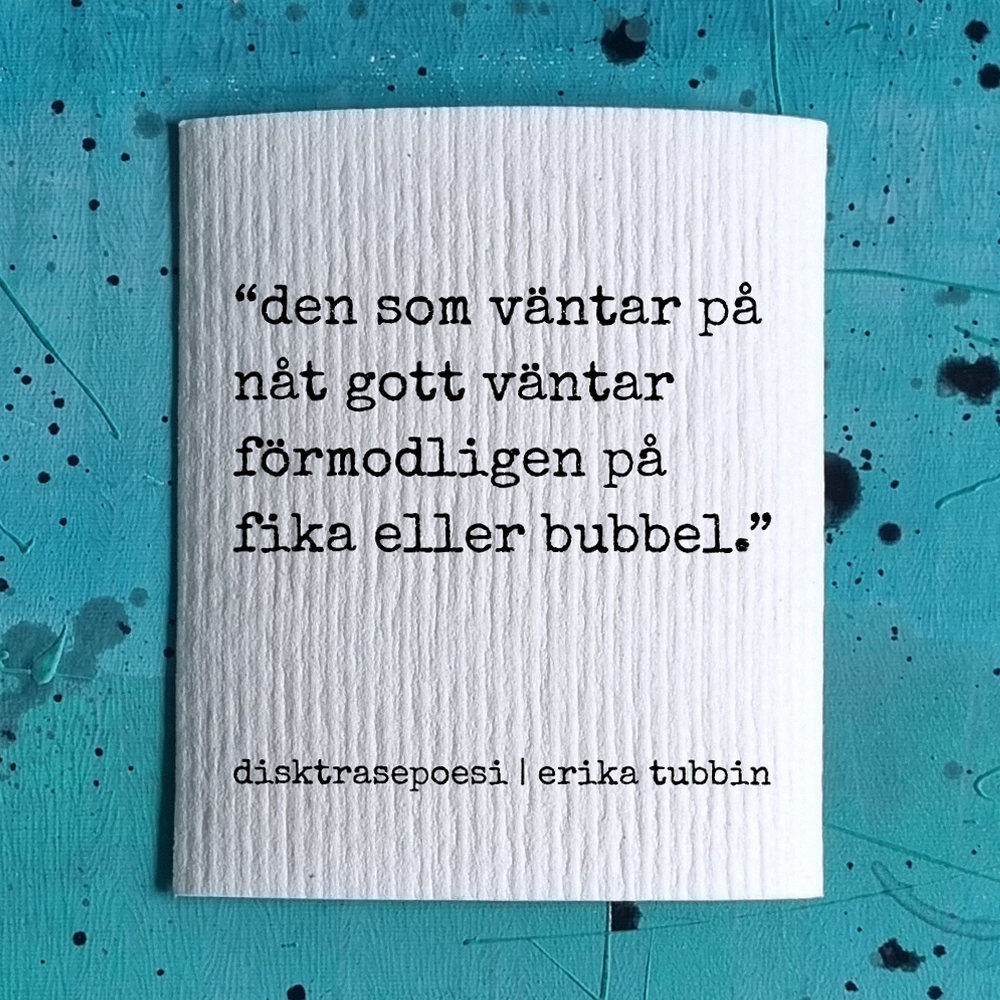 dishcloth VÄNTAR