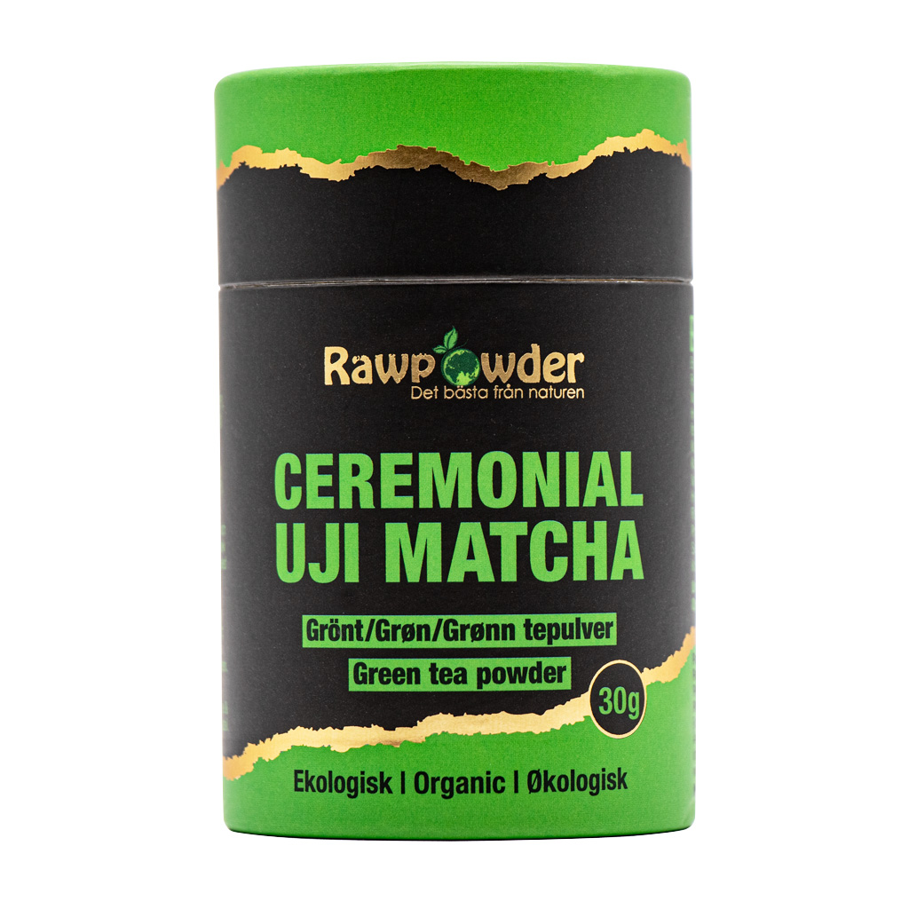 Ceremonial UJI Matcha-pulver 30 g - Rawpowder