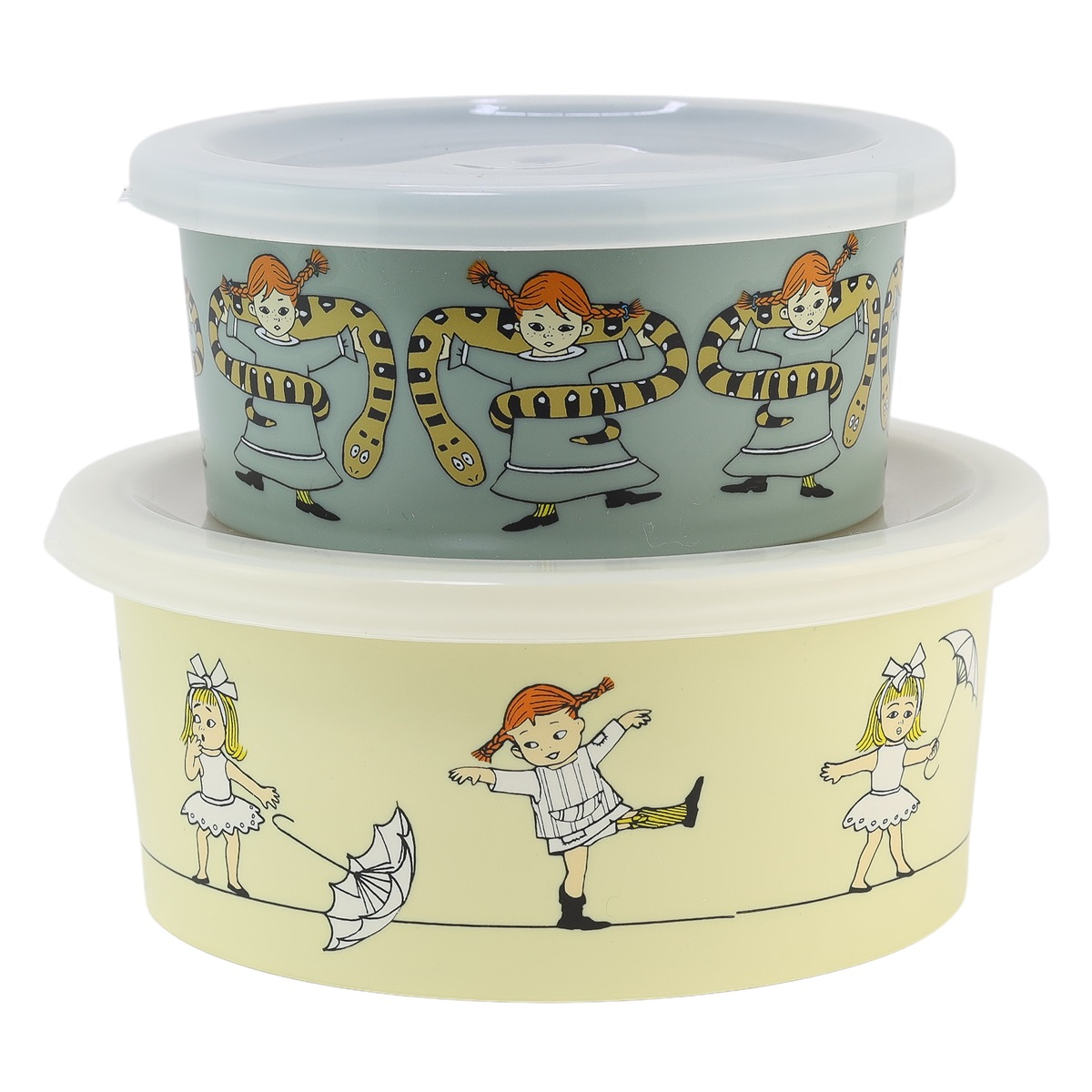 Rätt Start Snackbox 2-pack - Pippi Långstrump
