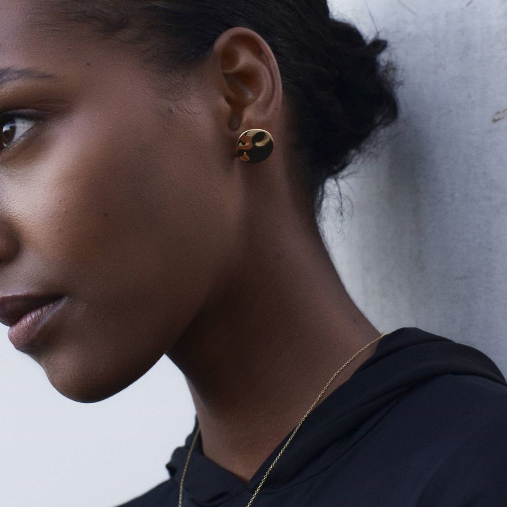 Edblad Flowy studs guld - 2