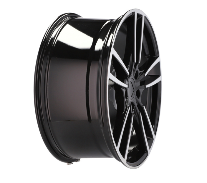 21" Panam Turbo Black/polished 5x130 - 2