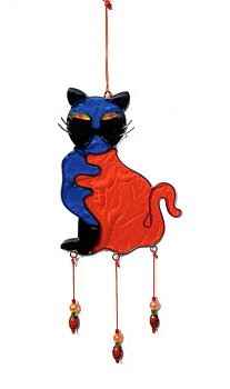 Solfångare  - Sittande Katt