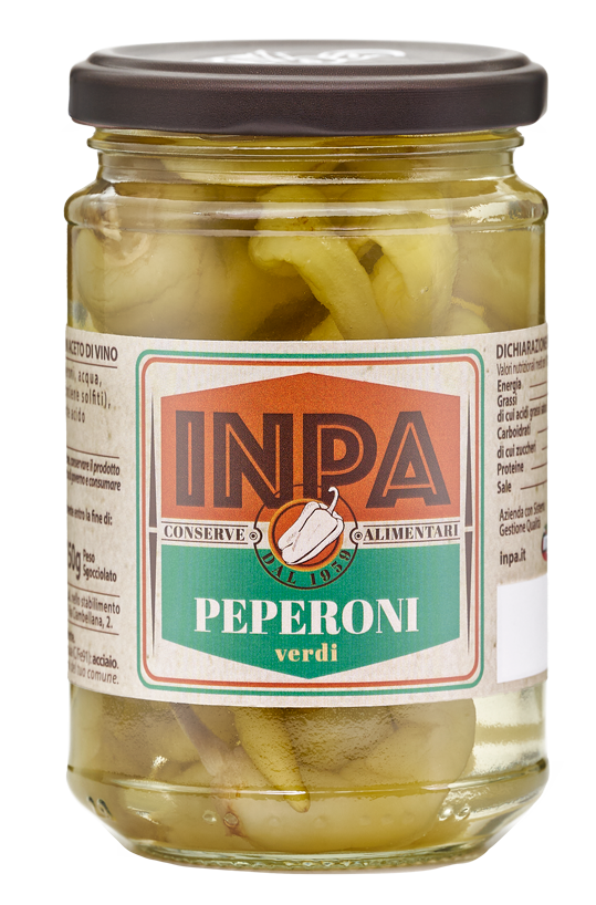 Inpa, Grön peperoni - 280g