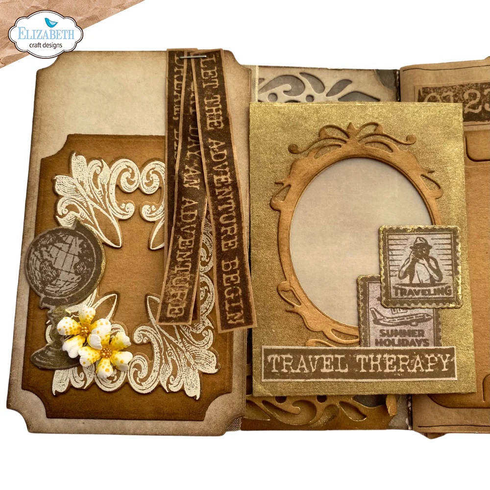 Elizabeth - Around the world - Stamp and Die set - 2