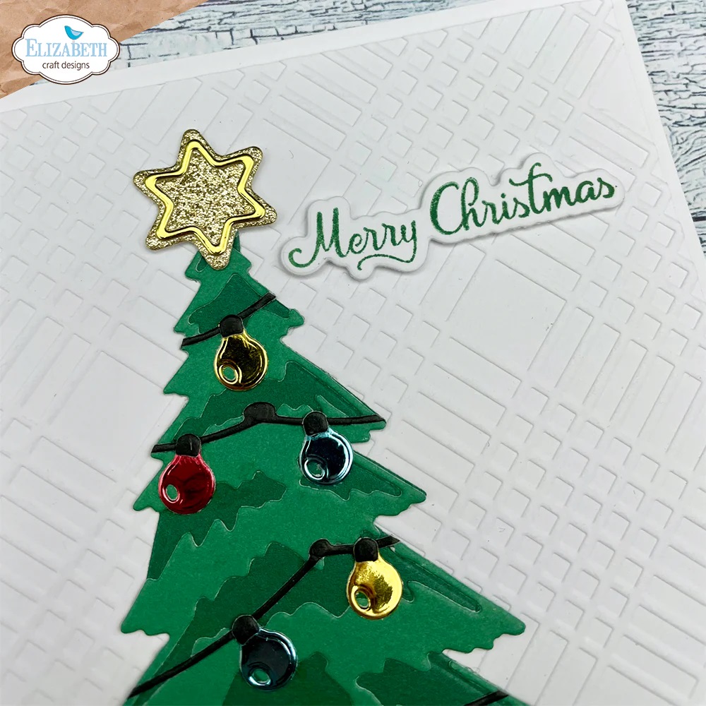 Elizabeth - Christmas Phrases - Stamp and Die set - 5