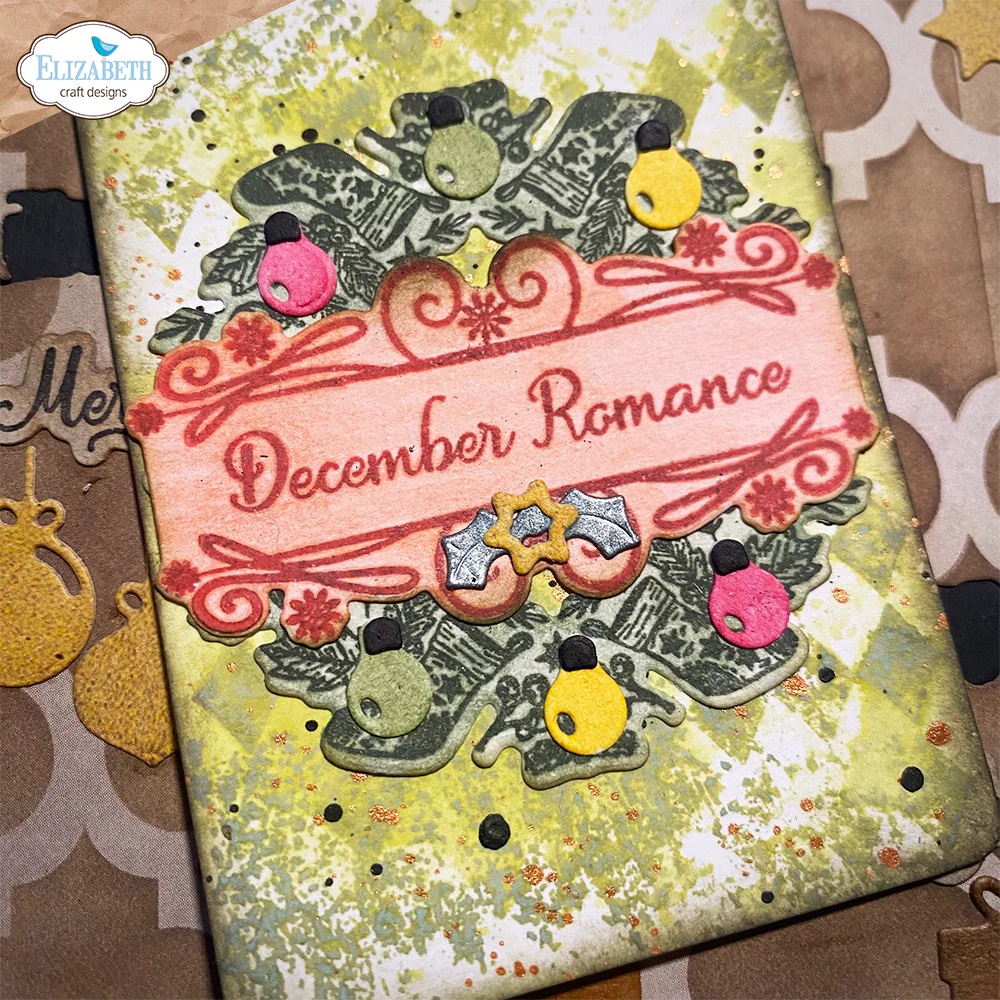 Elizabeth - December Romance - Stamp and Die set - 5