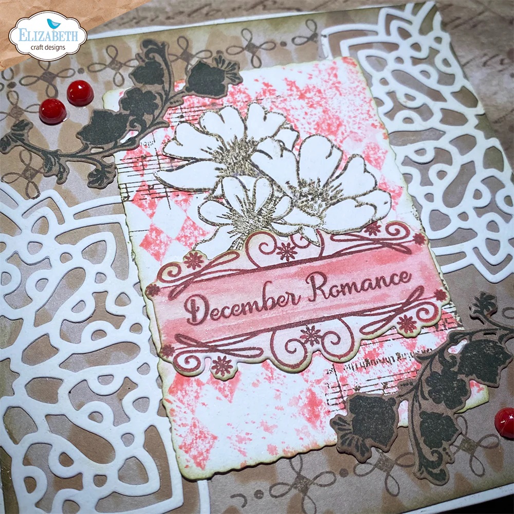 Elizabeth - December Romance - Stamp and Die set - 3