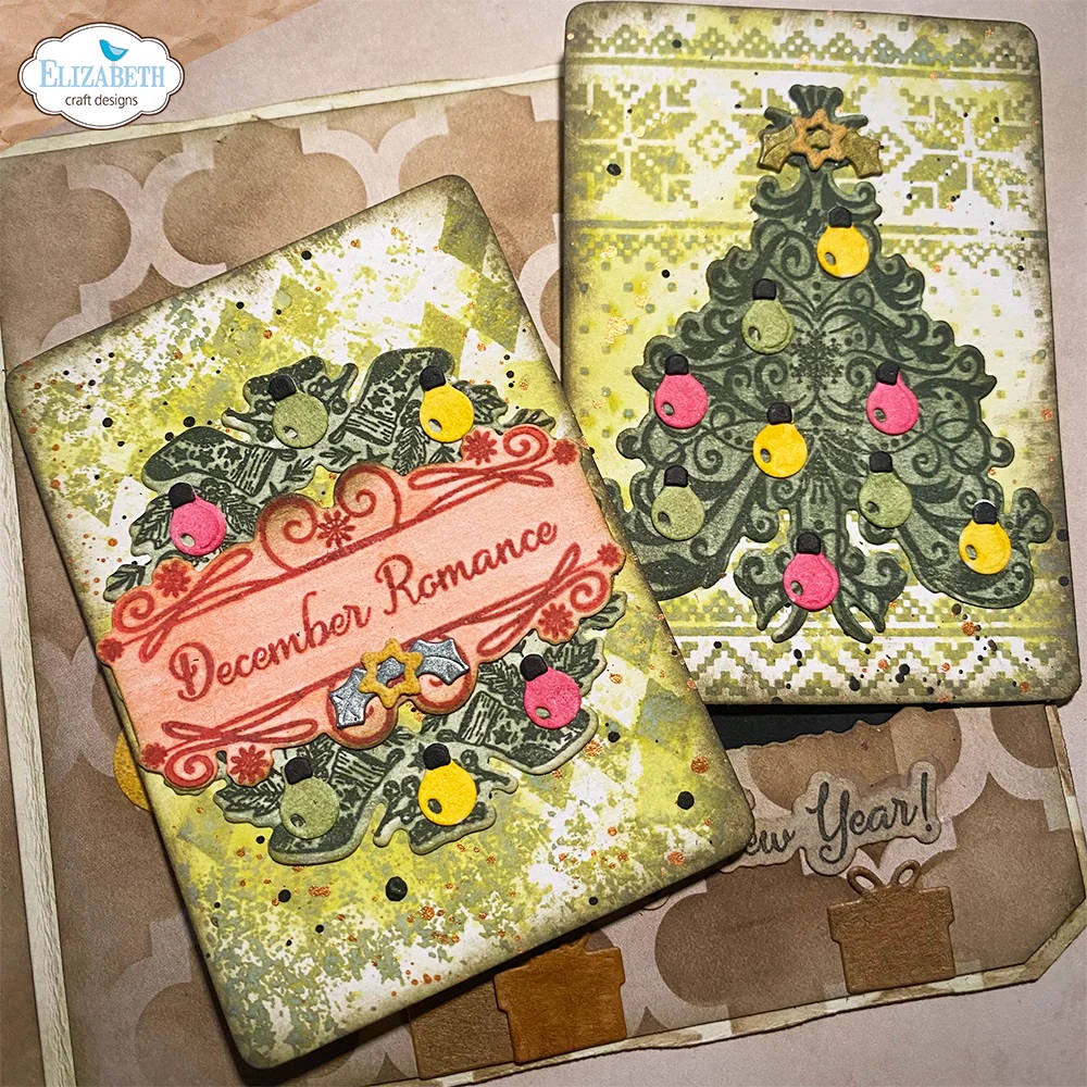 Elizabeth - December Romance - Stamp and Die set - 4