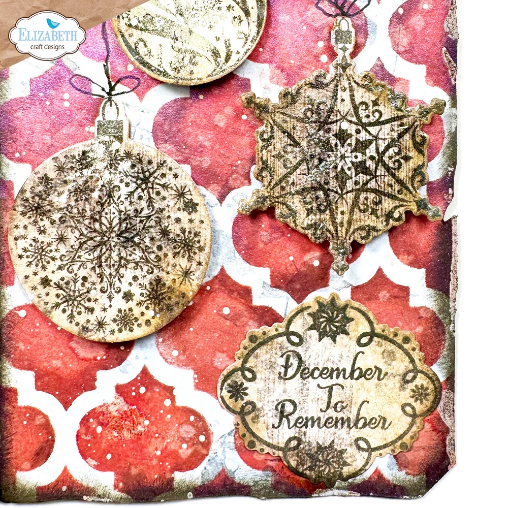 Elizabeth - December Romance - Stamp and Die set - 6