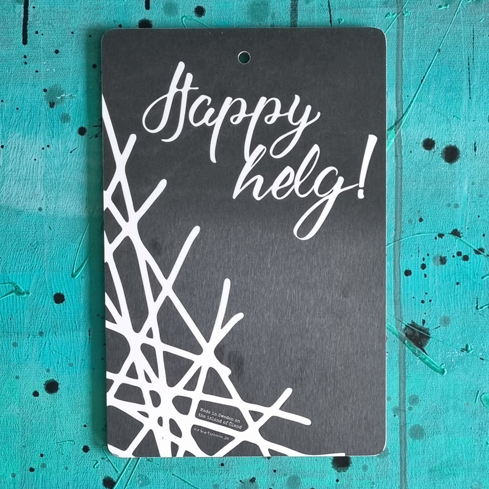 serving board/cutting board HAPPY HELG! 20x30 cm
