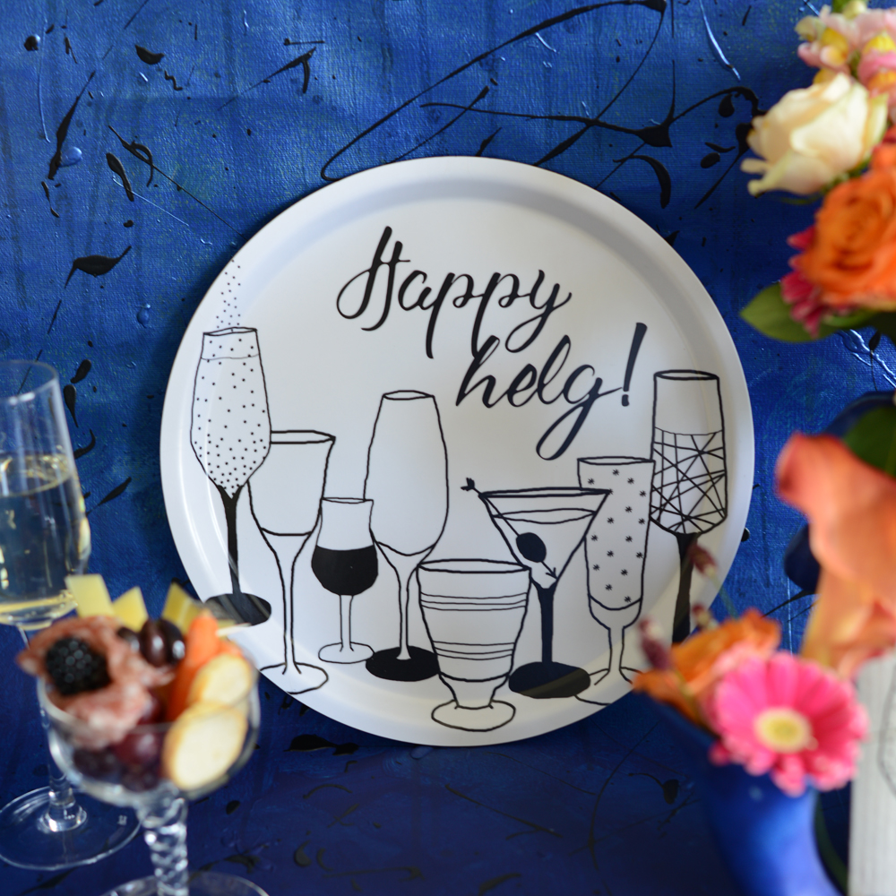 tray HAPPY HELG! 31 cm - 2