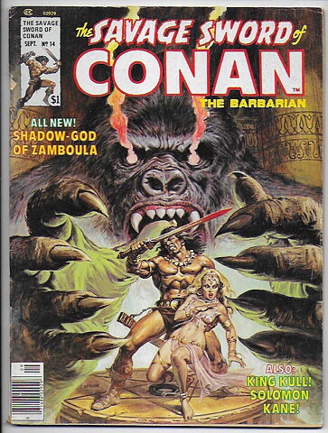 Savage Sword of Conan # 14 VG-