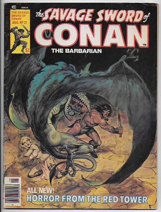 Savage Sword of Conan # 21 VG/FN