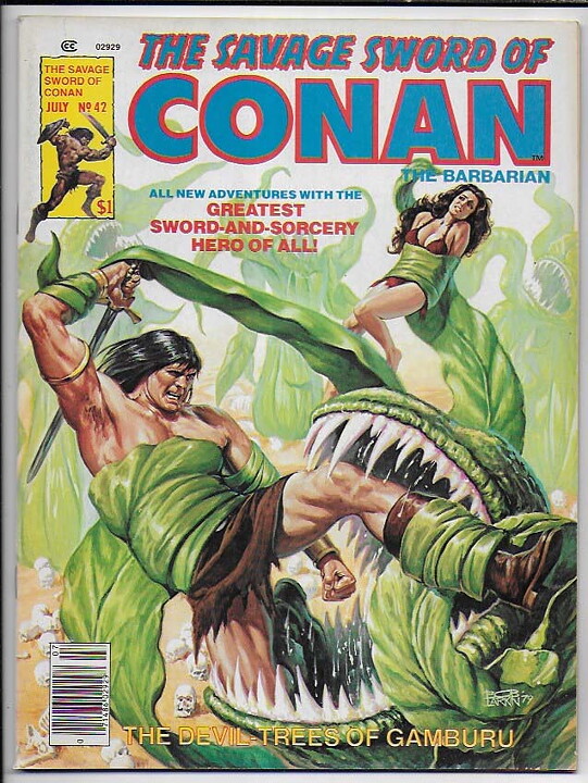 Savage Sword of Conan # 42 VF+